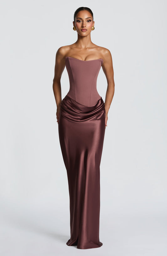 Maggie Maxi Dress - Dusty Rose